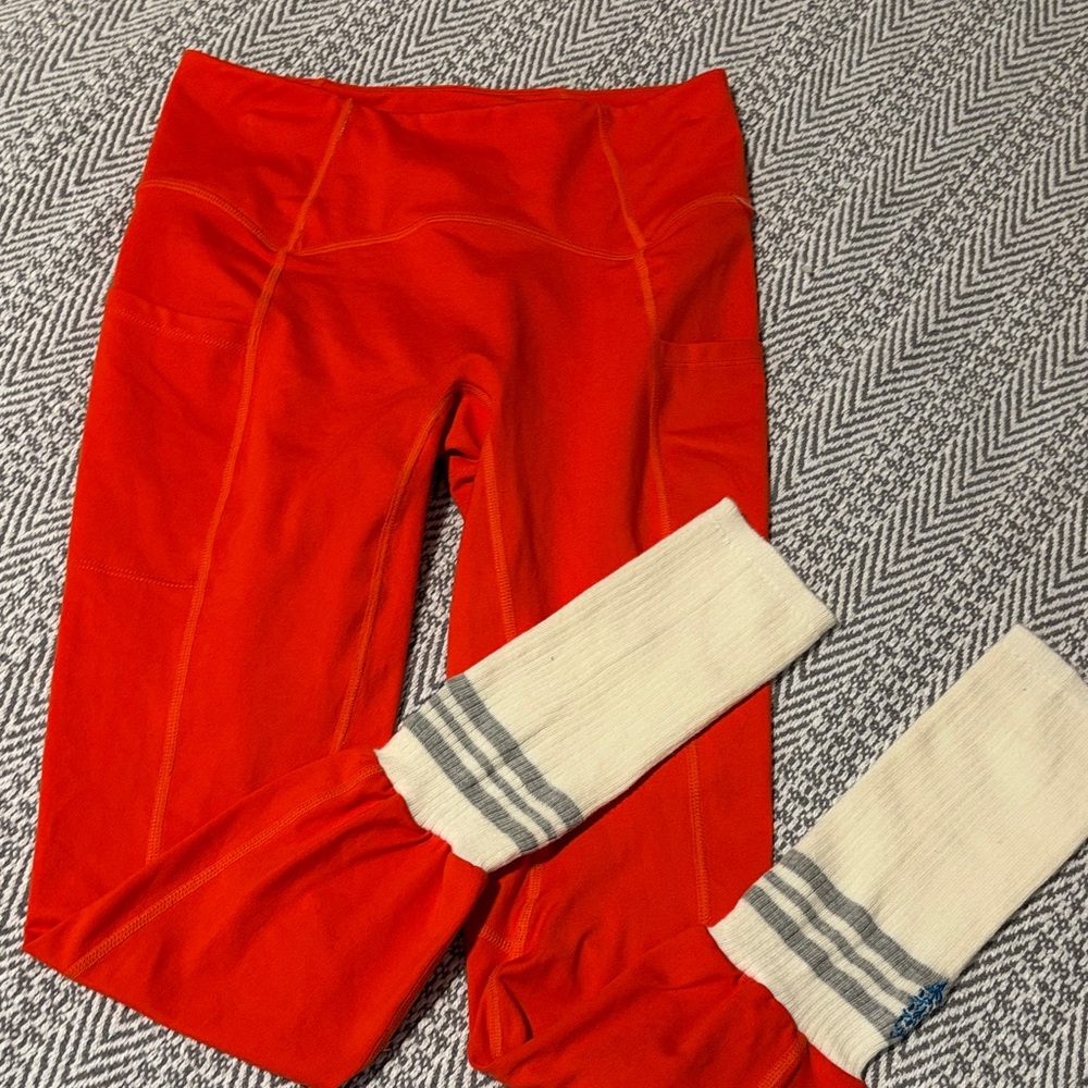 FP Movement by Free People Orange Leggings | Sz S